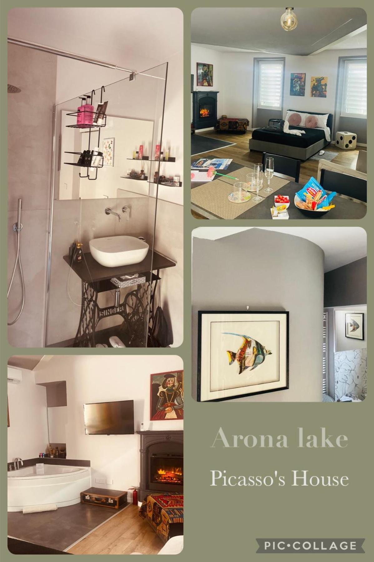 Arona Picasso'S House Modern Art Apartment Luaran gambar